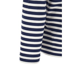 Striped T-Shirt With Heart Patch