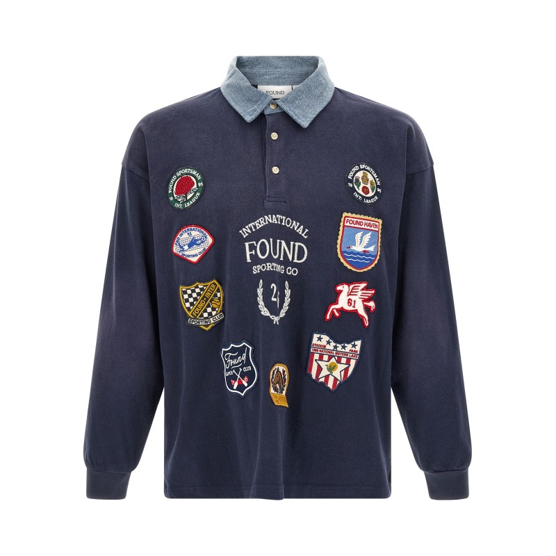 'Crestfield' polo shirt with patch