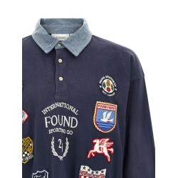 'Crestfield' polo shirt with patch