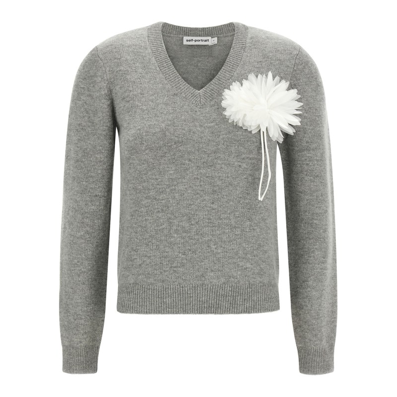 Fiore pin sweater