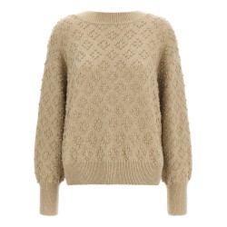 Embossed sweater
