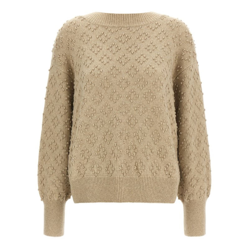 Embossed sweater