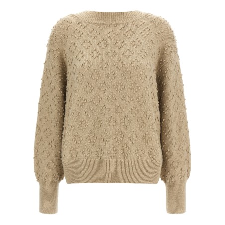 Embossed sweater