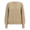 Embossed sweater