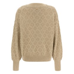 Embossed sweater