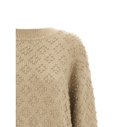 Embossed sweater