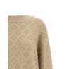 Embossed sweater