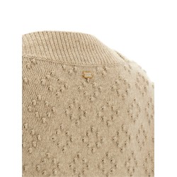 Embossed sweater