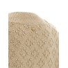 Embossed sweater
