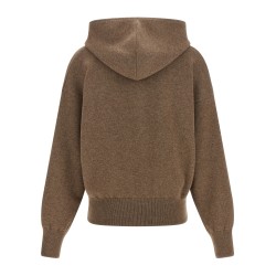 Zipped hooded sweater