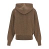 Zipped hooded sweater