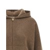Zipped hooded sweater