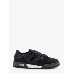 Fendi Match sneakers in FF jacquard fabric and suede