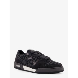 Fendi Match sneakers in FF jacquard fabric and suede