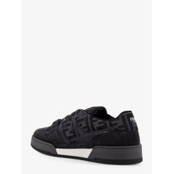 Fendi Match sneakers in FF jacquard fabric and suede