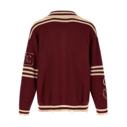 'Fin Varsity' Collared Cardigan
