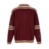'Fin Varsity' Collared Cardigan