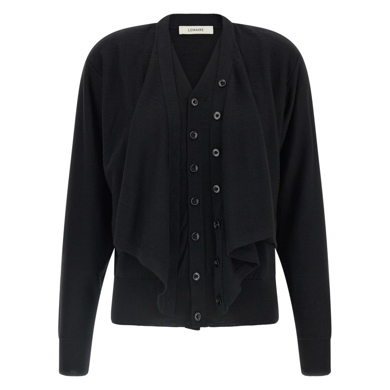 Trompe L'Oeil construction cardigan