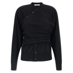 Trompe L'Oeil construction cardigan