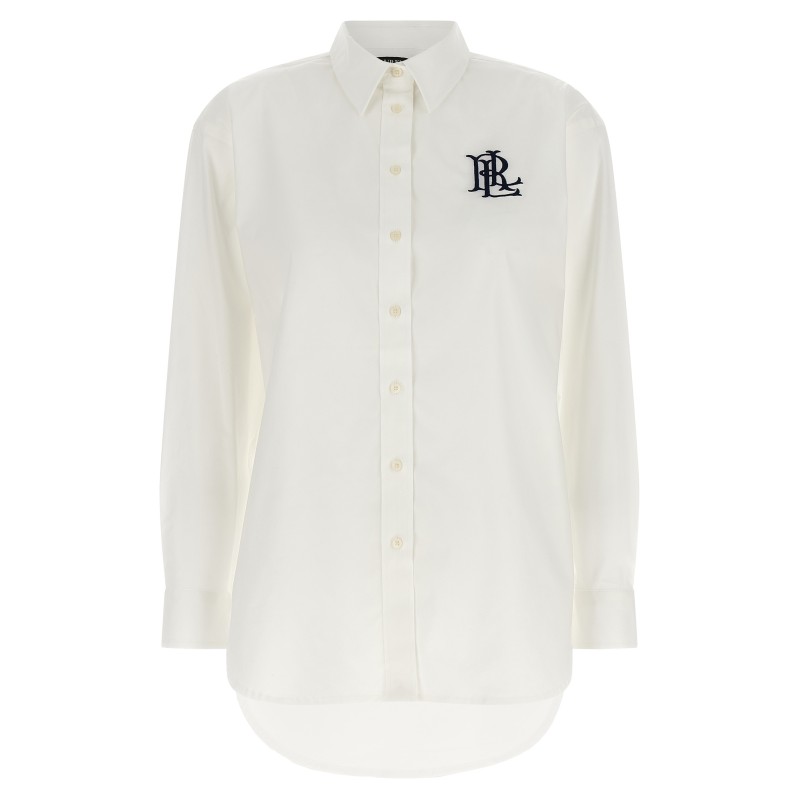 Monogram embroidery shirt