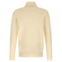 High neck sweater with slits