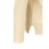 High neck sweater with slits