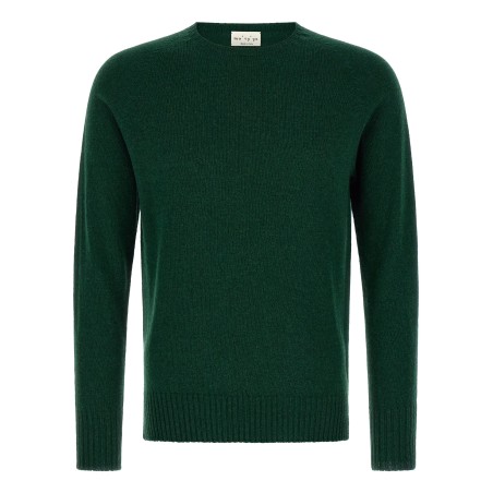 Crew-Neck Sweater with Slits