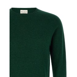 Crew-Neck Sweater with Slits