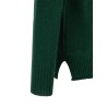 Crew-Neck Sweater with Slits