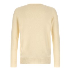 Crew-Neck Sweater with Slits