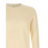 Crew-Neck Sweater with Slits