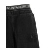 Denim pants with elastic