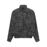 'Lee' bouclé wool bomber jacket