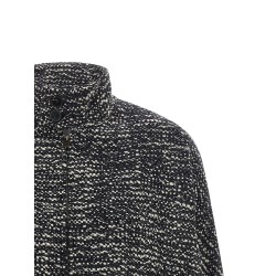 'Lee' bouclé wool bomber jacket