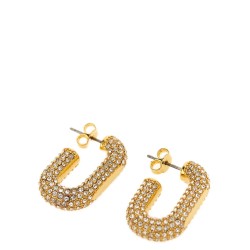 Earrings with crystals