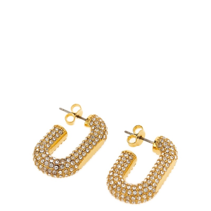 Earrings with crystals