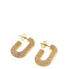 Earrings with crystals