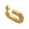 Earrings with crystals