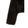Eco-fur short jacket