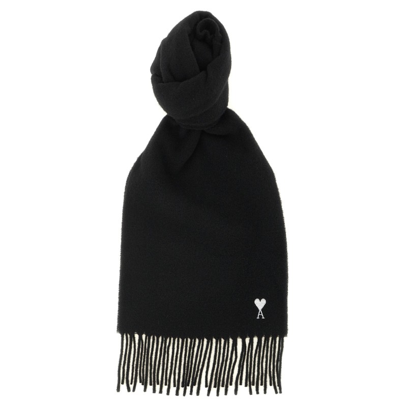 'Quota' scarf with ADC embroidery and fringes
