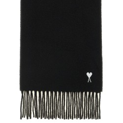 'Quota' scarf with ADC embroidery and fringes