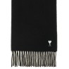 'Quota' scarf with ADC embroidery and fringes