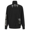 'Track Top GFX NYLN ' printed zip sweatshirt