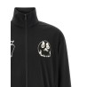 'Track Top GFX NYLN ' printed zip sweatshirt