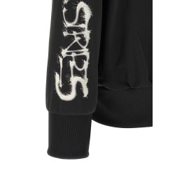 'Track Top GFX NYLN ' printed zip sweatshirt