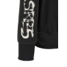 'Track Top GFX NYLN ' printed zip sweatshirt
