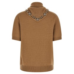 Jewel scarf sweater