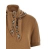 Jewel scarf sweater
