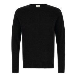 Crew-Neck Sweater with Slits