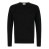 Crew-Neck Sweater with Slits